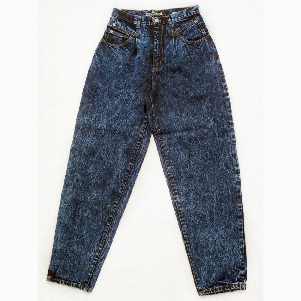 Jordache Acid Wash Blue High-Waist Jeans